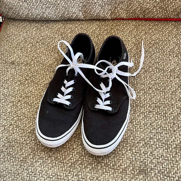 Vans black sneakers size 8.5 women’s - Picture 1 of 3